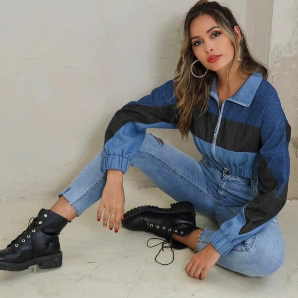 Crop Denim Jacket